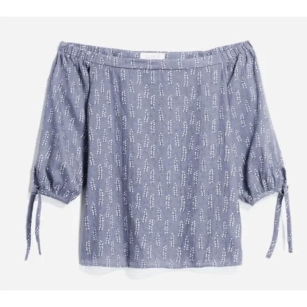 Clarte Off-the-Shoulder Simone Textured Off Shoulder Top Size Size S A001412